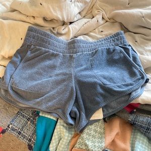 Fabletics terrycloth shorts, XXS, runs big! NWT